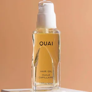 OUAI Hair Oil – Protects from UV/Heat Damage and Frizz, Adds Mega Shine & Smooths Split Ends – Safe for Colored Hair – Free of Parabens, Sulfates & Phthalates – 1.5 fl oz