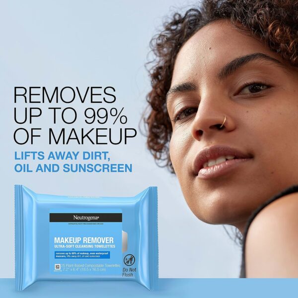 Makeup Remover Face Wipes, Cleansing Facial Towelettes for Waterproof